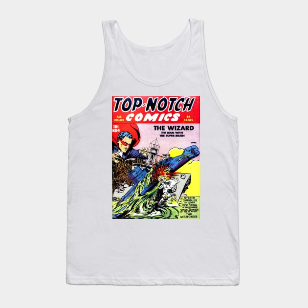 Top Notch Comics No.4 Tank Top by Public Domain Comics